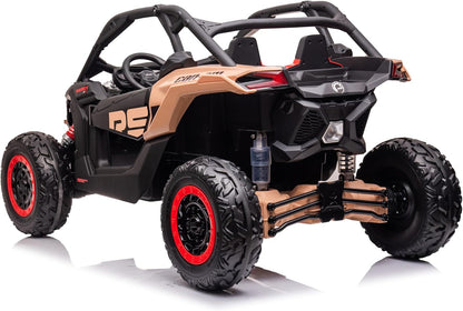 24Vx2 4x4 Can-Am Maverick 2-Seater Ride-On UTV for Kids